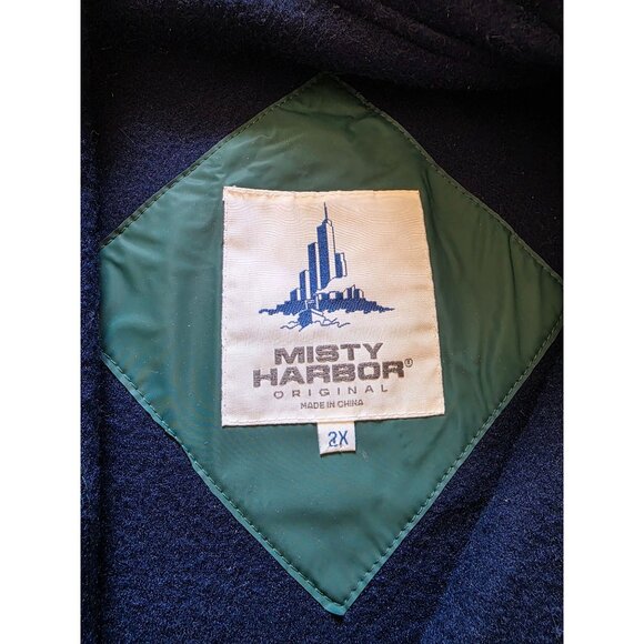 Misty Harbor Original Green Hooded Rain Jacket 2X - Picture 6 of 9